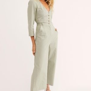 NWT FREE PEOPLE Back into It Jumpsuit